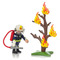 Конструктори з унікальними деталями - Конструктор Playmobil Special plus Пожежник з деревом (9093)
