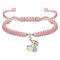 Ювелирные украшения - Браслет UMa&UMi Коляска серебро розовый (410543200611)