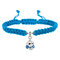 Ювелирные украшения - Браслет UMa&UMi Мишка в очках серебро голубой (419540600612)