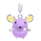 Ювелірні прикраси - Кулон UMa&UMi Мишка срібло фіолетовий (2921895267522)