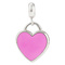 Ювелірні прикраси - Кулон UMa&UMi Серце срібло рожевий (2305450865048)