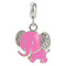 Ювелірні прикраси - Кулон UMa&UMi Слон срібло рожевий (8214913417073)