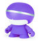 Портативные колонки и наушники - Портативная колонка Xoopar Mini Xboy LED с ремешком фиолетовая 7 см (XBOY81001.18V)