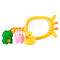 Уцененные игрушки - Уценка! Набор игрушек для ванны Bebelino Рыбалка с сачком жирафом (58116)