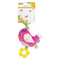 Підвіски, мобілі - Іграшка-підвіска Baby Team Пташка рожева музична (8543/2)