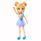 Ляльки - Лялька Polly Pocket Trendy outfit Поллі у фіолетовій сукні (GCD63/GDK98)