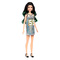 Ляльки - Лялька Barbie Fashionistas Брюнетка в сріблястій сукні (FBR37/FXL50)