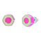Ювелирные украшения - Серьги UMa&UMi Карандаш розовые (2124252751218)
