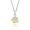 Ювелирные украшения - Кулон UMa&UMi Лапка с сердцем серебро желтый (4926178994988)