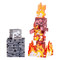 Фигурки персонажей - Фигурка Jazwares Minecraft серия 4 Скелет в огне (19974M)