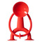 Игрушки для ванны - Силиконовый человечек Moluk Уги красный 13 см(43101)
