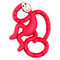 Брязкальця, прорізувачі - Прорізувач Matchstick Monkey Маленька мавпочка червоний (MM-МMT-004)
