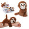 М'які тварини - М'яка іграшка PMS Звірятка-обійматка Мавпочка 20 см (453142-2)