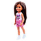 Ляльки - Лялька Barbie Club Chelsea Брюнетка у топі з цуценям (DWJ33/FRL81)