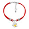 Ювелирные украшения - Браслет на цепочке UMa&UMi Лапка с желтым сердечком (7969649622888)