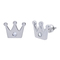 Ювелірні прикраси - Сережки UMa&UMi Корона велика Swarovski (8707361925691)