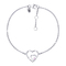 Ювелирные украшения - Браслет UMa&UMi Сердце большое двойное белый (7748803393228)