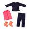 Одежда и аксессуары - Набор Addo Куртка брюки кофта и обувь для куклы (314-13109)