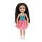 Куклы - Кукла Barbie Club Chelsea Брюнетка в розовой юбке (DWJ33/FHK92)