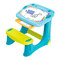 Детская мебель - Парта мольберт Smoby Магическая голубая с аксессуарами (420218)