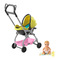 Транспорт і улюбленці - Набір Barbie Догляд за малюками Коляска з малюком жовта (FXG94/GFC18)