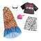 Одежда и аксессуары - Одежда Barbie Два наряда Леопардовое платье и юбка (FYW82/FXJ65)