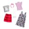 Одяг та аксесуари - Одяг Barbie Два наряди Сукня і спідниця в клітинку (FYW82/FXJ67)