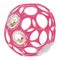 Развивающие игрушки - Развивающая игрушка Oball Мяч с погремушкой розовый 10 см (81031/81031-2)