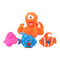 Игрушки для ванны - Набор Baby Team Подводный мир Осьминог оранжевый (9005/9005-2)