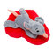 Мягкие животные - Мягкая игрушка Devilon Мышка с сердечком серая 19см (M1819719) (M1819719-1)