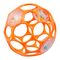 Развивающие игрушки - Развивающая игрушка Oball Мяч с погремушкой оранжевый 10 см (81031/81031-5)
