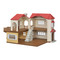 Уцінені іграшки - Уцінка! Набір Sylvanian Families Заміський будинок із червоним дахом зі світлом (5302)