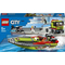 Конструктори LEGO - Конструктор LEGO City Перевізник гоночного катера (60254)