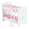 Меблі та будиночки - Іграшкові меблі KidKraft Двох'ярусне ліжечко для ляльки (60130)