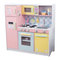 Детские кухни и бытовая техника - Игрушечная кухня KidKraft Пастель розовая большая (53181)