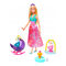Куклы - Набор Barbie Dreamtopia Сказочная забота в длинном платье (GJK49/GJK51)