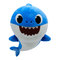 Персонажі мультфільмів - М'яка іграшка Baby shark Тато акуленятка музична (PFSS-08003-01)