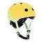 Защитное снаряжение - Детский шлем Scoot & Ride Лимон 51 – 55 см с фонариком (SR-181206-LEMON_S)