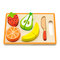 Детские кухни и бытовая техника - Игровой набор Viga Toys Фрукты (50978)