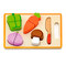 Дитячі кухні та побутова техніка - Ігровий набір Viga Toys Овочі (50979)