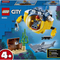 Конструктори LEGO - Конструктор LEGO City Океан: міні-субмарина (60263)