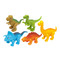 Фігурки тварин - Набір фігурок Kiddieland Динозаврики (060749)