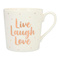 Чашки, стаканы - Чашка Top Model Live laugh love 300 мл фарфоровая (045909/15)