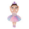 Ляльки - Лялька Ballerina dreamer Шатенка 45 см з ефектами (HUN9494)