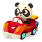 Машинки для малюків - Ігровий набір Battat Панда Бінго і гонщик Вжжік (LB1703Z)