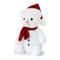 Персонажі мультфільмів - М'яка іграшка Keel Toys Eco Сніговик із шарфом 35 см (SX6378)