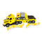 Транспорт і спецтехніка - Машинка Wader Magic truck technic Евакуатор з будівельними контейнерами (36470)