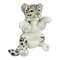 М'які тварини - Іграшка-рукавичка Hansa Puppet Сніговий барс 32 см (7502)