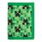 Пенали та гаманці - Гаманець JINX Minecraft Піксельне життя зелений на три відділення (JINX-10374)