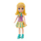 Ляльки - Лялька Polly Pocket Поллі в сукні з жовтою спідницею і фіолетовим топом (FWY19/GKL31)
